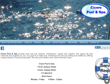 Tablet Screenshot of ciceropoolandspa.com